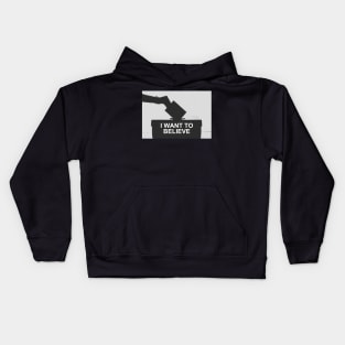 I Want To Believe... In Democracy Kids Hoodie